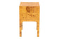 bali & pari Kayla Modern and Contemporary Natural Light Mappa Burl Wood 2-Drawer Nightstand FredCo