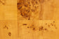 bali & pari Kayla Modern and Contemporary Natural Light Mappa Burl Wood 2-Drawer Nightstand FredCo
