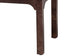 bali & pari Kayla Real Burl Wood Nightstand in Dark Walnut Brown - Modern Bedside Table with Two Drawers and Cutout Handle Design FredCo