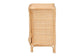 bali & pari Kiara Bohemian Natural Rattan Nightstand FredCo