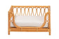 bali & pari Kierra Bohemian Honey Rattan Pet Bed FredCo