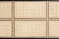 bali & pari Lainer Modern Bohemian Black Finished Bayur Wood and Natural Rattan Queen Size Headboard FredCo