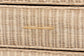 bali & pari Lanica Japandi Sun-Bleached Braided Rattan 6-Drawer Dresser FredCo