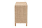 bali & pari Lanica Japandi Sun-Bleached Braided Rattan 6-Drawer Dresser FredCo