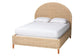 bali & pari Lanica Japandi Sun-Bleached Braided Rattan Queen Size 4-Piece Bedroom Set FredCo