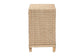 bali & pari Lanica Japandi Sun Bleached Rattan 2-Drawer Console Table FredCo