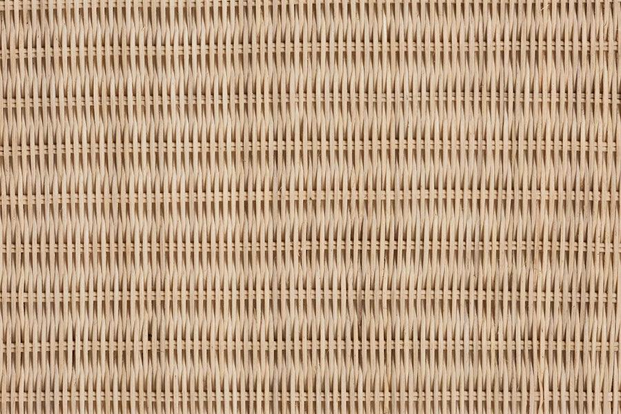 bali & pari Lanica Japandi Sun Bleached Rattan 2-Drawer Console Table FredCo