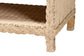 bali & pari Lanica Japandi Sun Bleached Rattan 2-Drawer Console Table FredCo