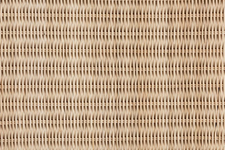 bali & pari Lanica Japandi Sun Bleached Rattan 3-Drawer Nightstand FredCo
