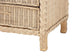 bali & pari Lanica Japandi Sun Bleached Rattan 3-Drawer Nightstand FredCo