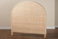 bali & pari Lanica Japandi Sun Bleached Rattan King Size Standalone Headboard FredCo