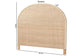 bali & pari Lanica Japandi Sun Bleached Rattan King Size Standalone Headboard FredCo