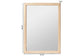 bali & pari Lanica Japandi Sun Bleached Rattan Wall Mirror FredCo