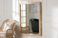 bali & pari Lanica Japandi Sun Bleached Rattan Wall Mirror FredCo