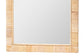 bali & pari Lankston Bohemian Natural Rattan Rectangle Accent Wall Mirror FredCo