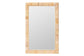 bali & pari Lankston Bohemian Natural Rattan Rectangle Accent Wall Mirror FredCo