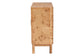 bali & pari Latika Modern and Contemporary Natural Mappa Burl Wood Storage Cabinet FredCo