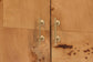 bali & pari Latika Modern and Contemporary Natural Mappa Burl Wood Storage Cabinet FredCo