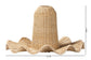 bali & pari Lavada Bohemian Natural Scalloped Rattan Pendant Lampshade FredCo