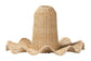 bali & pari Lavada Bohemian Natural Scalloped Rattan Pendant Lampshade FredCo