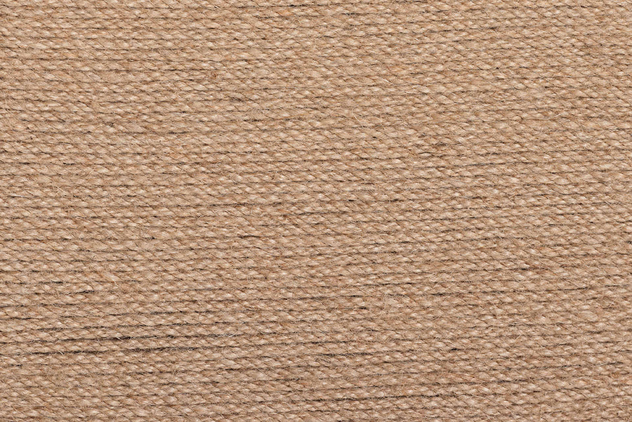 Bali & Pari Lenka Natural Jute Round Coffee Table – Handwoven Textured Cocktail Table with Sculptural Base FredCo