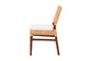 Bali & Pari Lesia Natural Rattan Side Chair with Cushion – Handwoven Wicker & Mahogany Frame, Coastal Boho Dining Seating FredCo