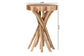 bali & pari Liberte Natural Teak Wood End Table FredCo