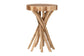 bali & pari Liberte Natural Teak Wood End Table FredCo