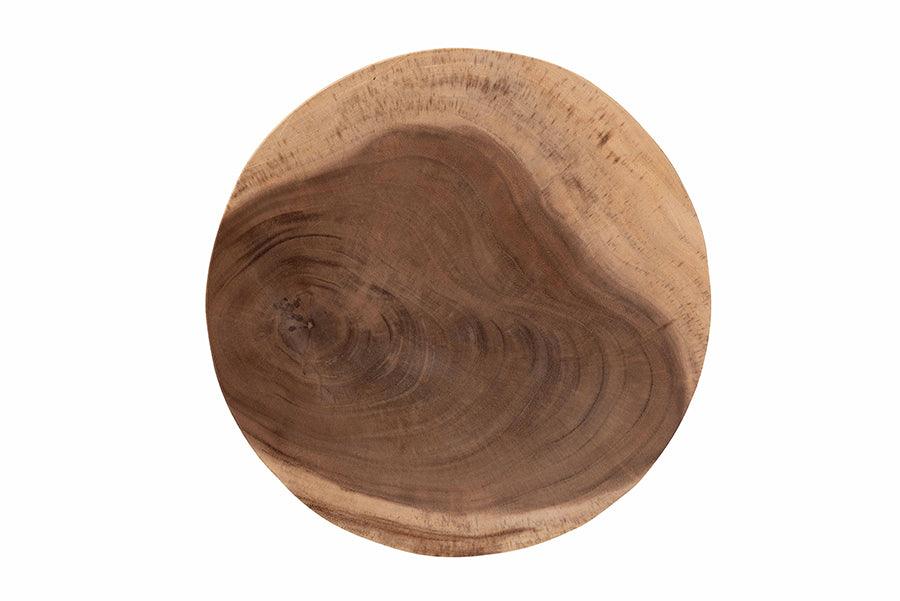 bali & pari Liberte Natural Teak Wood End Table FredCo