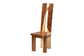 bali & pari Lin Suar Wood 7-Piece Dining Set - Handcrafted Rectangular Solid Wood Table and Six Tall Back Chairs, Rustic Modern Kitchen or Dining Room Seating FredCo