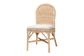 Natural rattan dining chair with cushion, FredCo International furniture collection