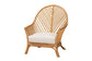 bali & pari Lisabon Bohemian Light Honey Rattan Arm Chair FredCo