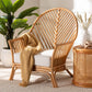 bali & pari Lisabon Bohemian Light Honey Rattan Arm Chair FredCo