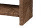 bali & pari Liza Bohemian Natural Seagrass Console Table FredCo