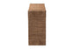bali & pari Liza Bohemian Natural Seagrass Console Table FredCo