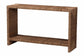 bali & pari Liza Bohemian Natural Seagrass Console Table FredCo