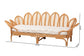 bali & pari Loften Bohemian Light Honey Rattan Daybed FredCo