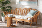 bali & pari Loften Bohemian Light Honey Rattan Daybed FredCo