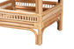 bali & pari Lombok Modern Bohemian Natural Rattan End Table FredCo