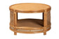 bali & pari Louis Modern Bohemian Natural Brown Rattan Coffee Table FredCo