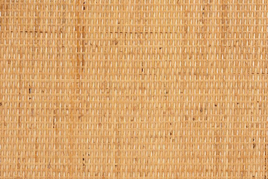 bali & pari Louis Modern Bohemian Natural Brown Rattan End Table FredCo
