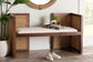 bali & pari Lovina Bohemian Light Honey Rattan and Acacia Wood Accent Bench FredCo