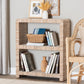 bali & pari Lucy Bohemian Woven Grasscloth Bookshelf FredCo