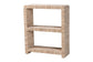 bali & pari Lucy Bohemian Woven Grasscloth Bookshelf FredCo
