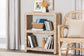 bali & pari Lucy Bohemian Woven Grasscloth Bookshelf FredCo