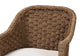 bali & pari Luis Bohemian Natural Seagrass and Rattan Arm Chair FredCo