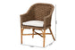 bali & pari Luis Bohemian Natural Seagrass and Rattan Arm Chair FredCo