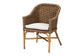 bali & pari Luis Bohemian Natural Seagrass and Rattan Arm Chair FredCo