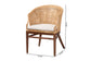 bali & pari Lumajang Bohemian Light Honey Rattan and Wood 2-Piece Dining Chair Set FredCo