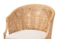 bali & pari Lumajang Bohemian Light Honey Rattan and Wood 2-Piece Dining Chair Set FredCo